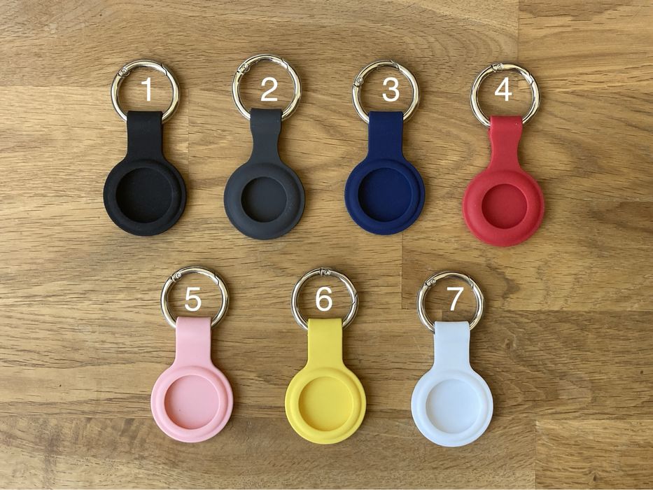 Силіконовий чохол брелок для AirTag метка трекер брелок плёнка