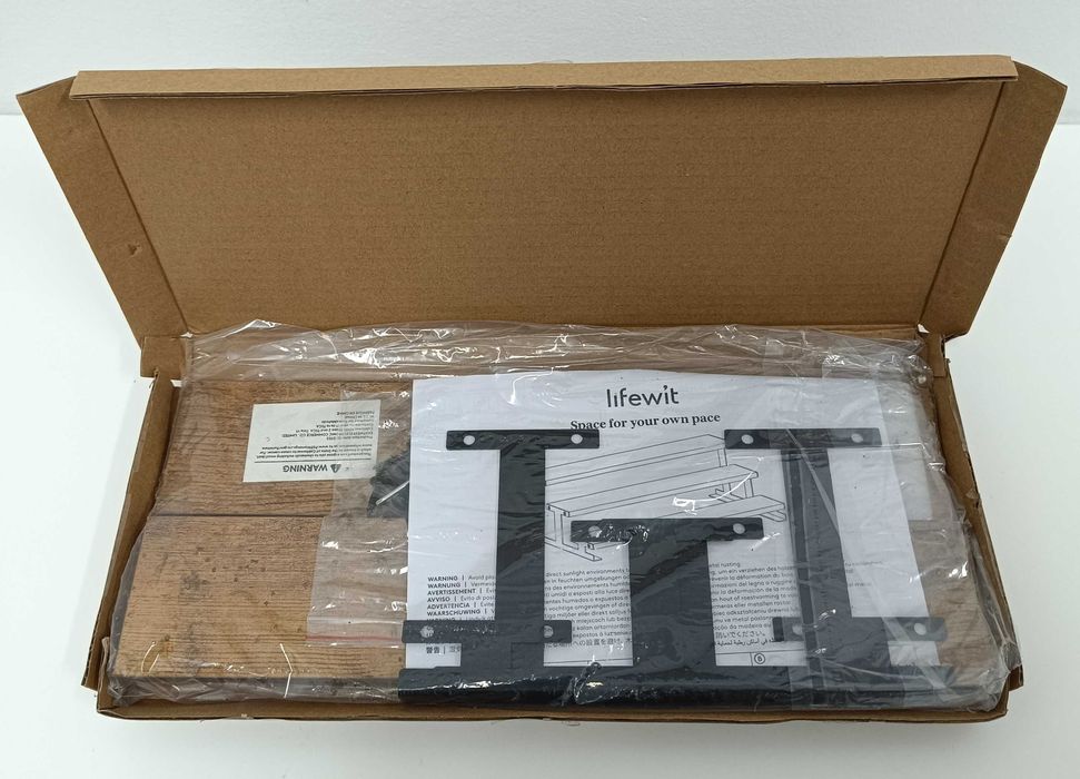 3 poziomowy drewniany Stojak Organizer Półki LOFT
