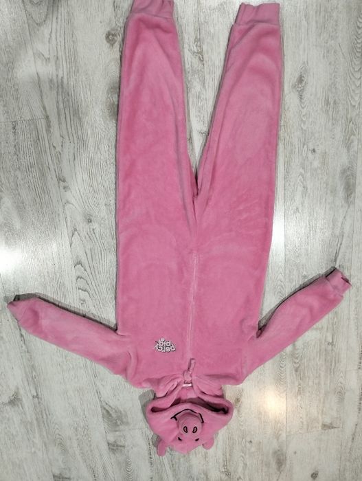Kigurumi Percy pig roz 7-8 lat