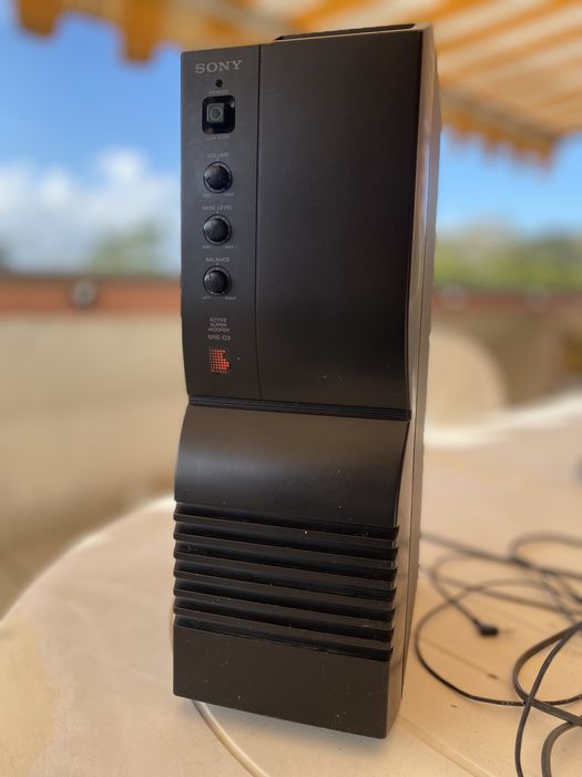 Subwoofer Ativo Sony SRS-D3 – Vintage Anos 80