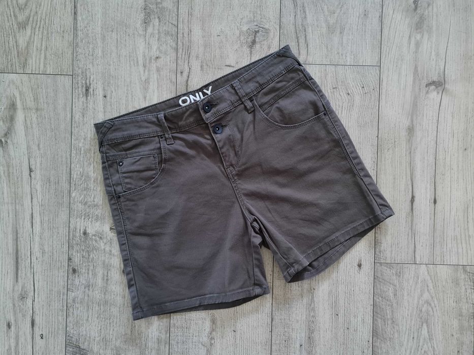 Spodenki szorty letnie khaki jeansowe Only 36/S