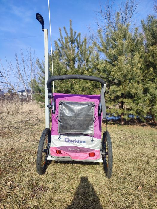 Przyczepka rowerowa riksza wózek rowerowy do roweru qeridoo sportrex