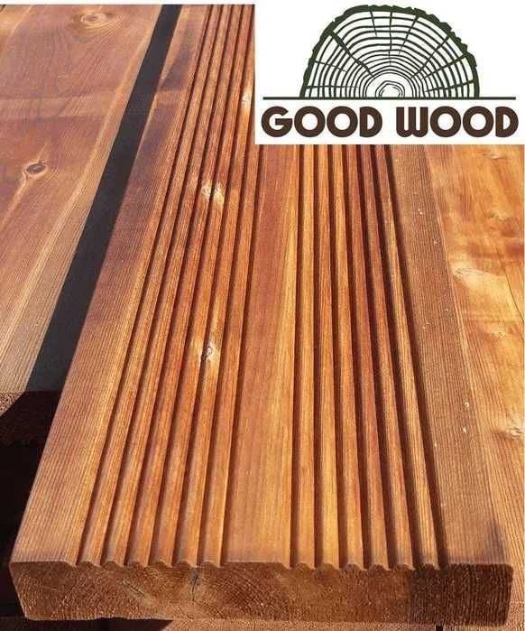 Deski tarasowe 27x144 mm IMPREGNOWANE deska na taras DREWNO Z PÓŁNOCY