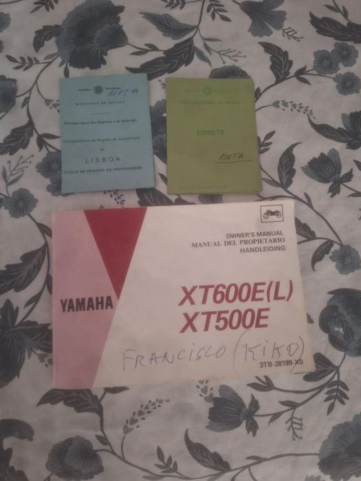 Yamaha XT600E 3TB • Nacional • 41.000 km Originais