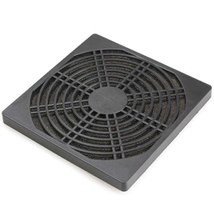 Filtro de poeiras para ventilador 80x80 mm, plástico com esponja