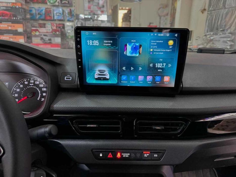 Rádio 2DIN • DACIA Sandero / Duster (Após 2021+) • Android 4+64GB