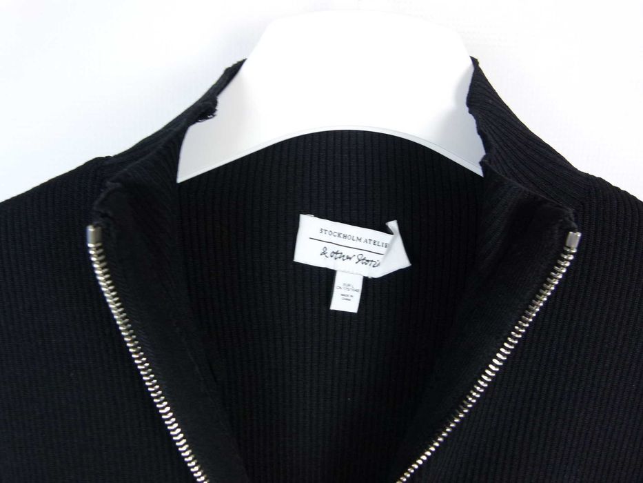 & Other Stories cienki sweterek bluzka zip / L
