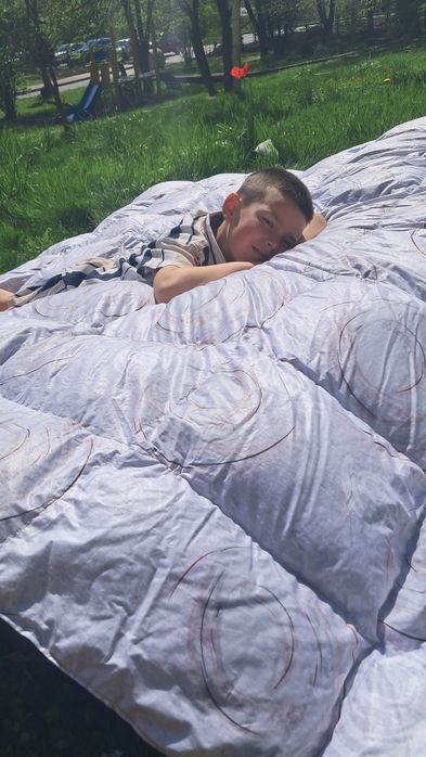 Знижка!Пухова ковдра, перина, покривало