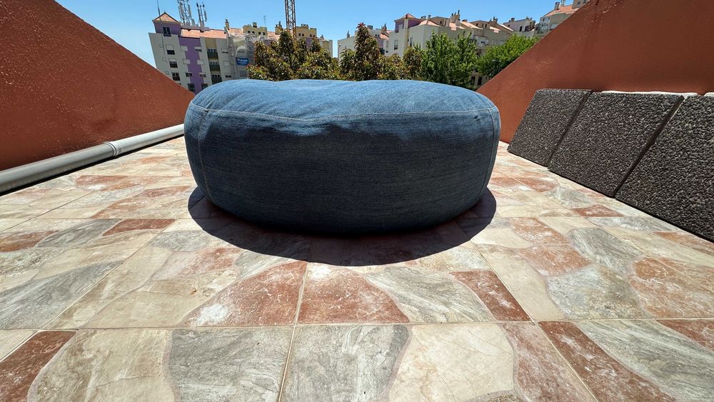 Pufe Insuflável vintage da Ikea - POSIG