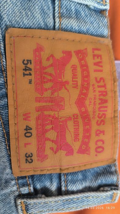 Оригінальні нові чоловічі джинси Levis 541