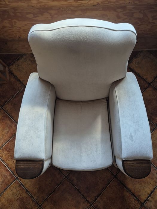 Fotel klubowy Art Deco sprężyny