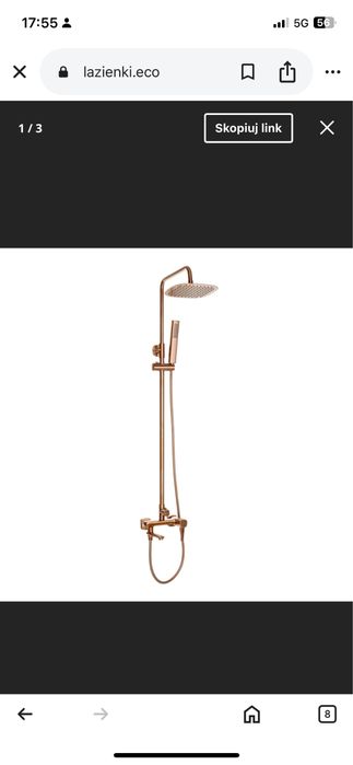 Kabina prysznicowa z baterią