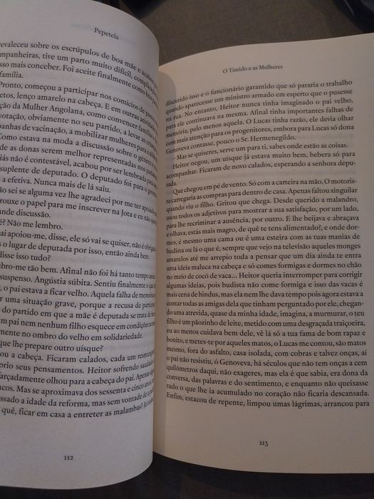 Pepetela: o tímido e as mulheres
