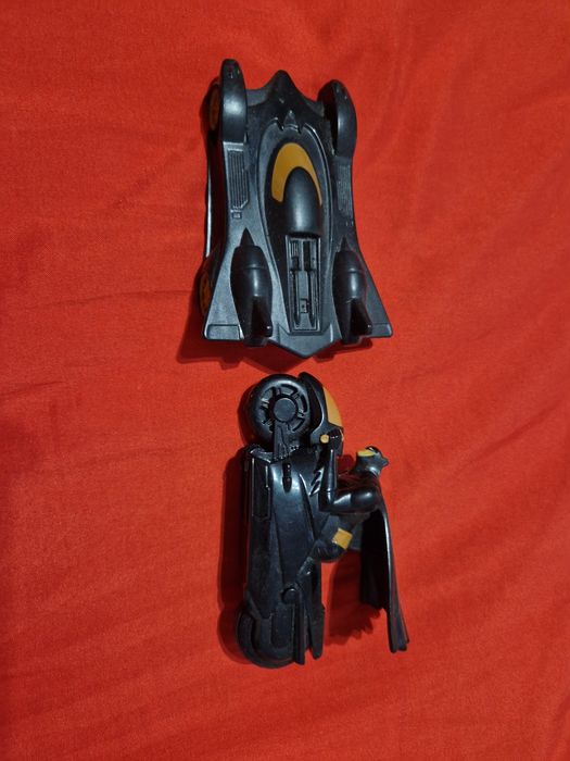 Conjunto moto e carro Batman