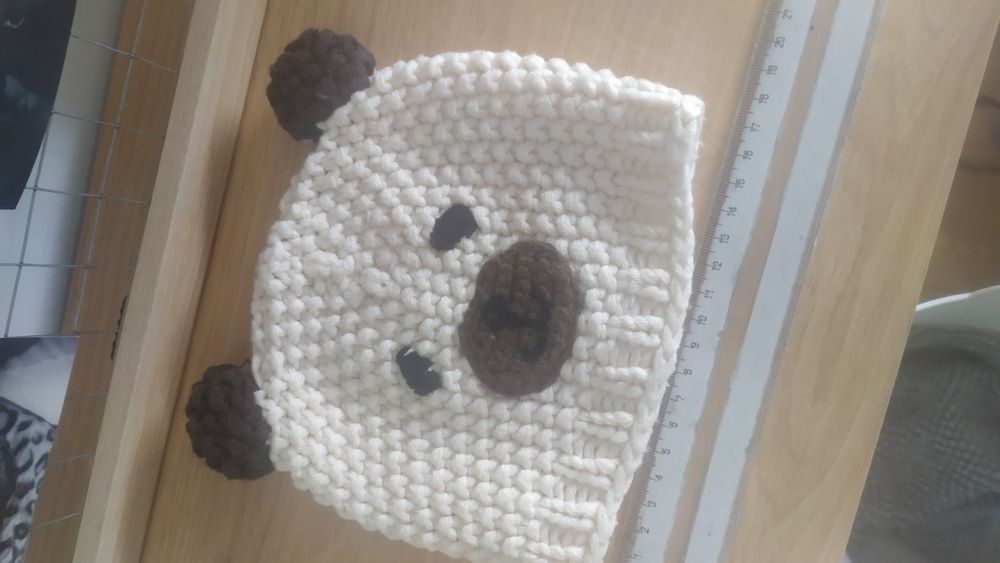 Czapka miś 6-12 miesięcy
