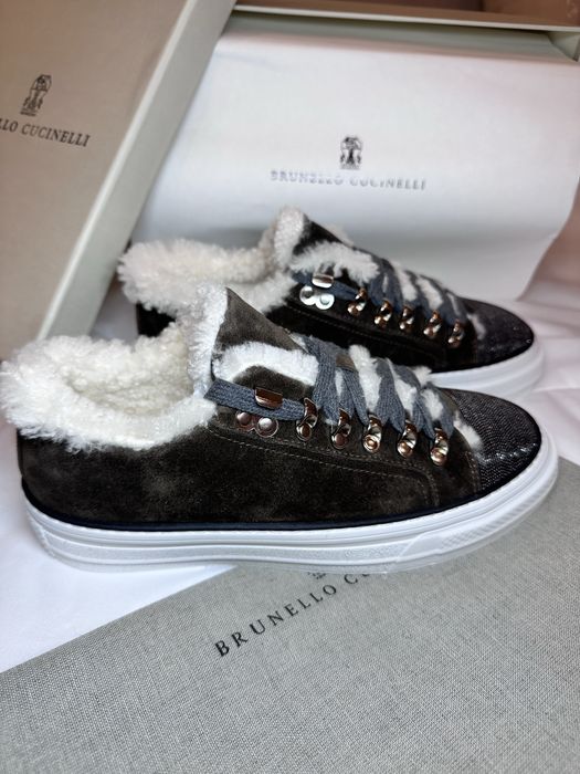 Зимові кеди Brunello Cucinelli ,зимние кеды , зимние кроссовки