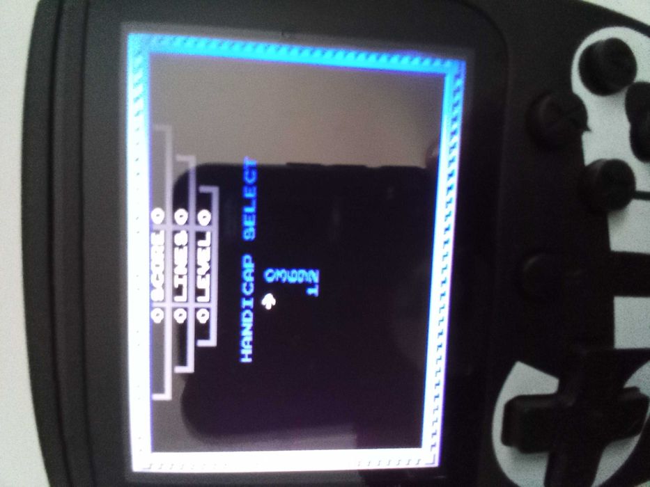 Consola jogos retro (Tetris clássico)