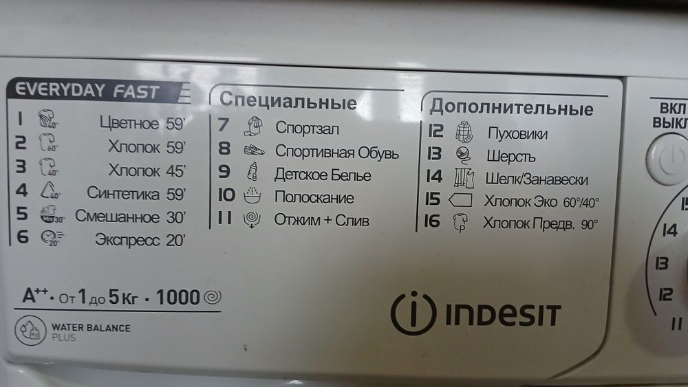 Пральна машина INDESIT
