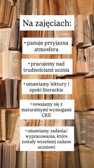 Korepetycje z języka polskiego