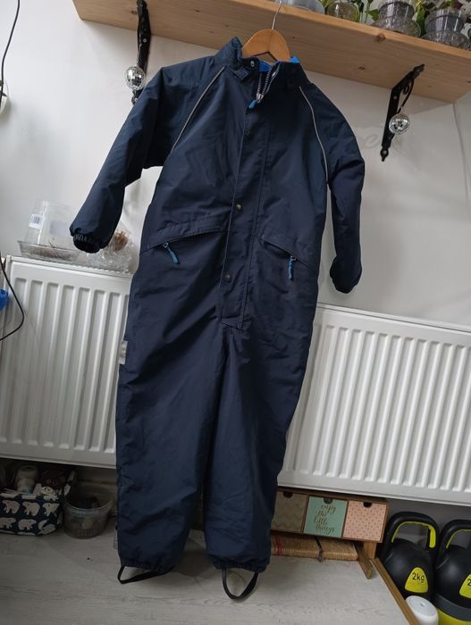 Kombinezon zimowy wodoszczelny gruby 122/128 na grubsze dziecko