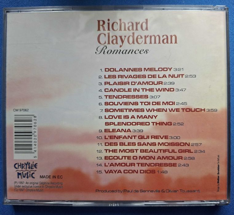 Richard Clayderman Romances CD