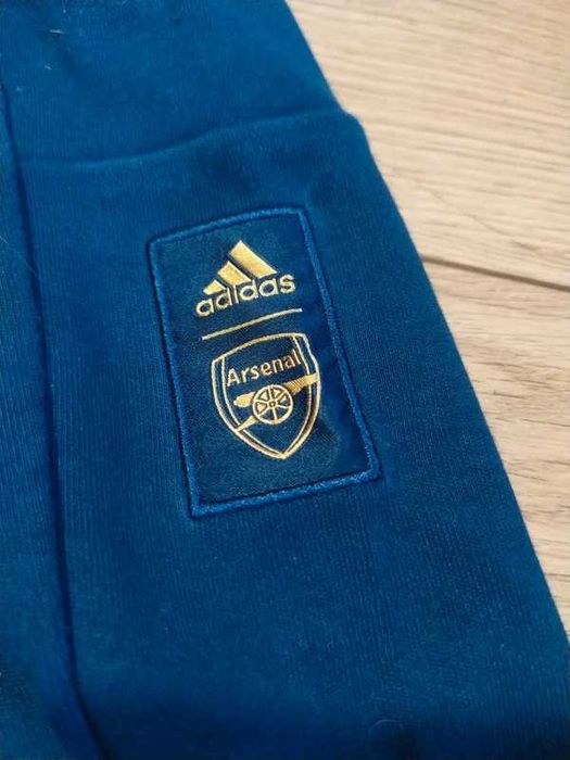 Spodnie dresowe Adidas Arsenal granatowy football pants navy S