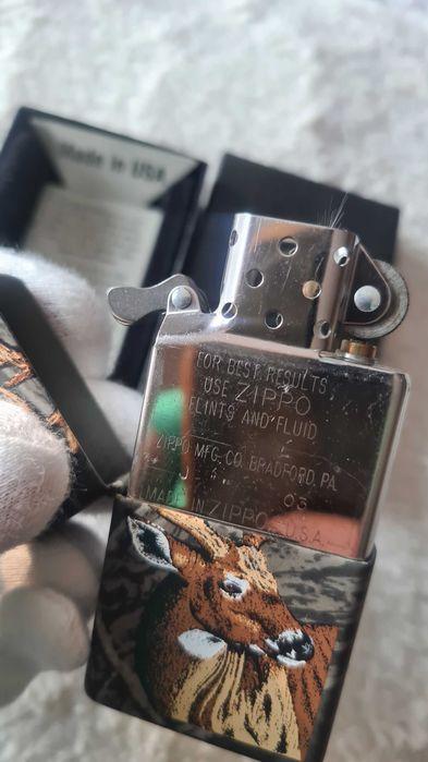 Zapalniczka Zippo Jeleń w Kamiflażu 2003r.