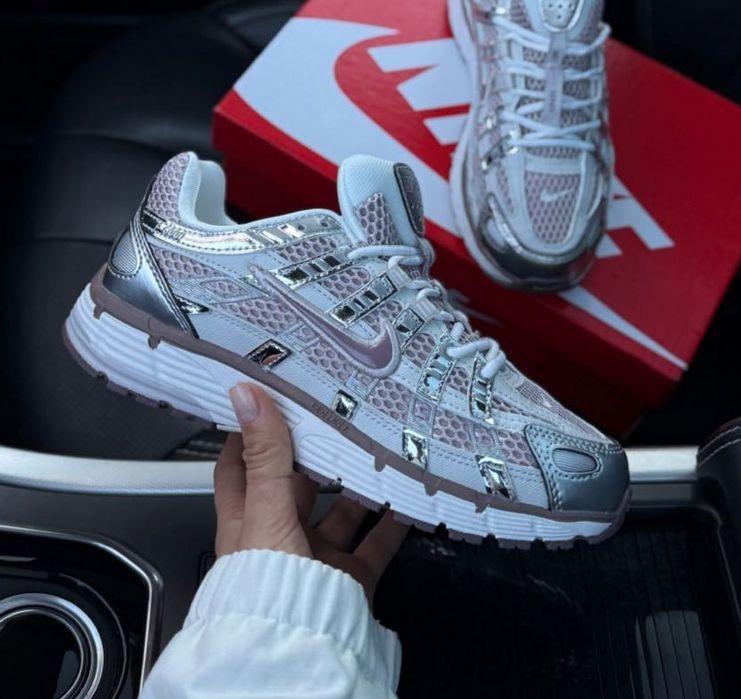 СТИЛЬОВІ! Nike P-6000 Grey/Violet 36 37 38 39 40 41 п6000 фіолетові