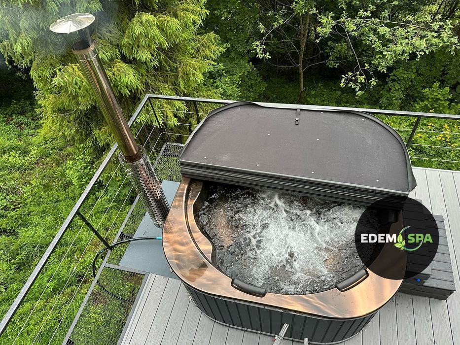 Спа купіль! Ванна джакузі! Чан з джакузі! Чан на дровах! Баня