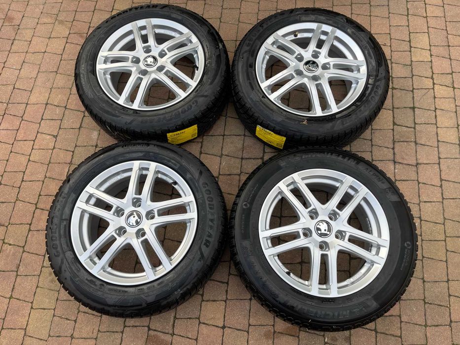 3939. Alufelgi 16" Octavia Jetta Golf VIII Caddy Ateca 6.5J ET48 5x112