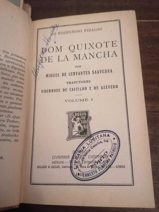 Livros "D. Quixote de la Mancha" de Miguel de Cervantes