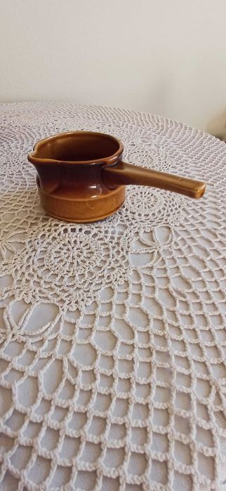 Sosjerka porcelit sygnowana Tułowice, lata 70 XX wieku PRL