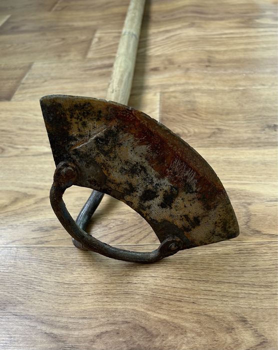 Сапка тяпка  с держаком времен СССР  качественный металл