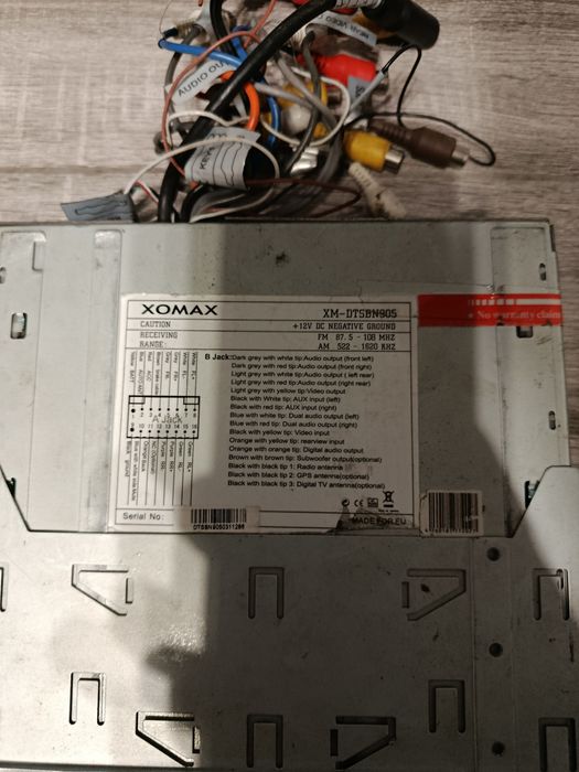 Автомагнітола XOMAX XM-DTSBN905