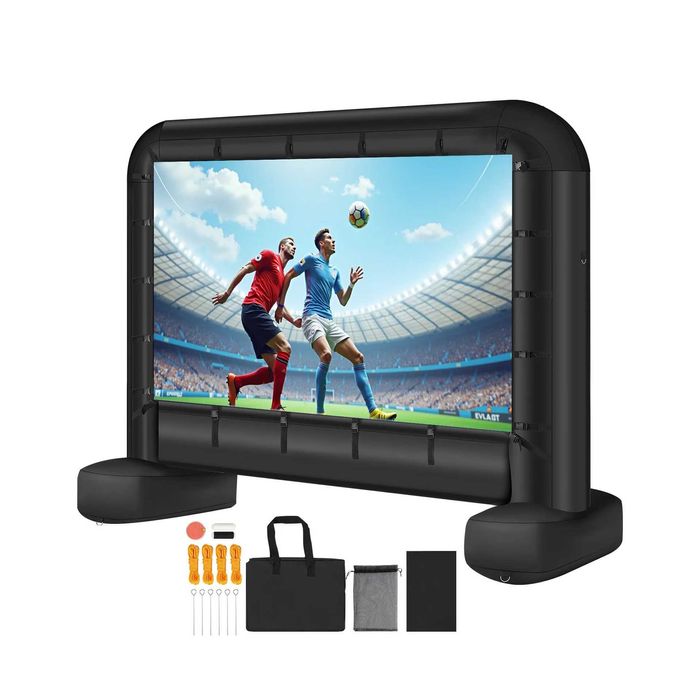 Duży dmuchany ekran projekcyjny KOMPLETNY ZESTAW !!