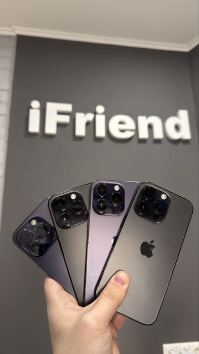 Used IPhone 14 Pro 128/256 Gb Purple/Black/Gold/Silver,100% Акб,гарантія від магазину IFriend
