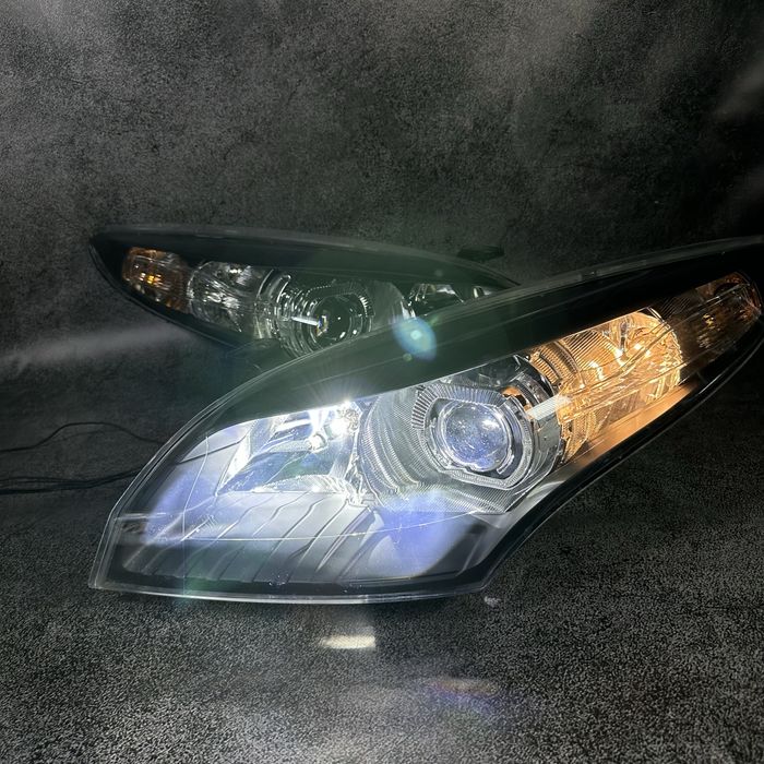 Фари Renault Megane 3 2008-2012 Bi-led, оченята, антихром