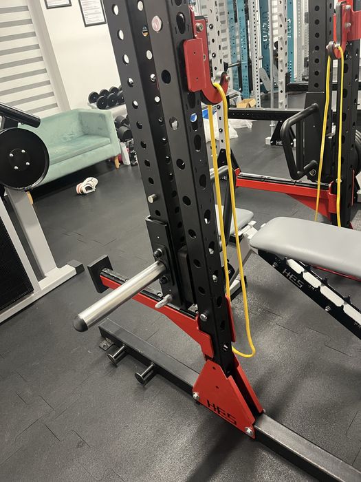Domowa siłownia klatka , jammer arms , half rack , ławka regulowana
