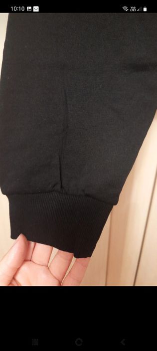 Bluza czarna krótsza M/L