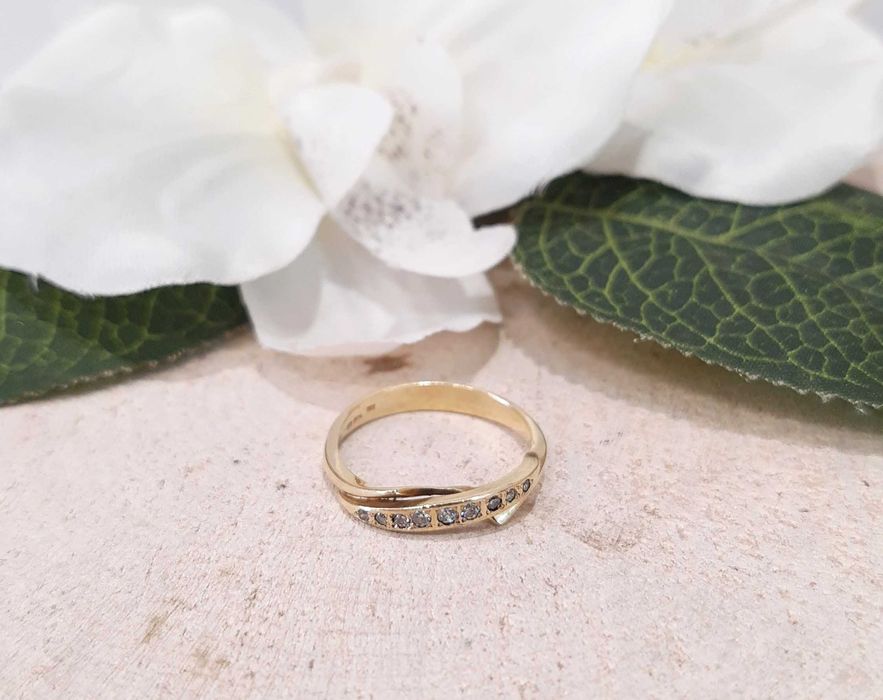 Złoty pierścionek p.585/2,92g