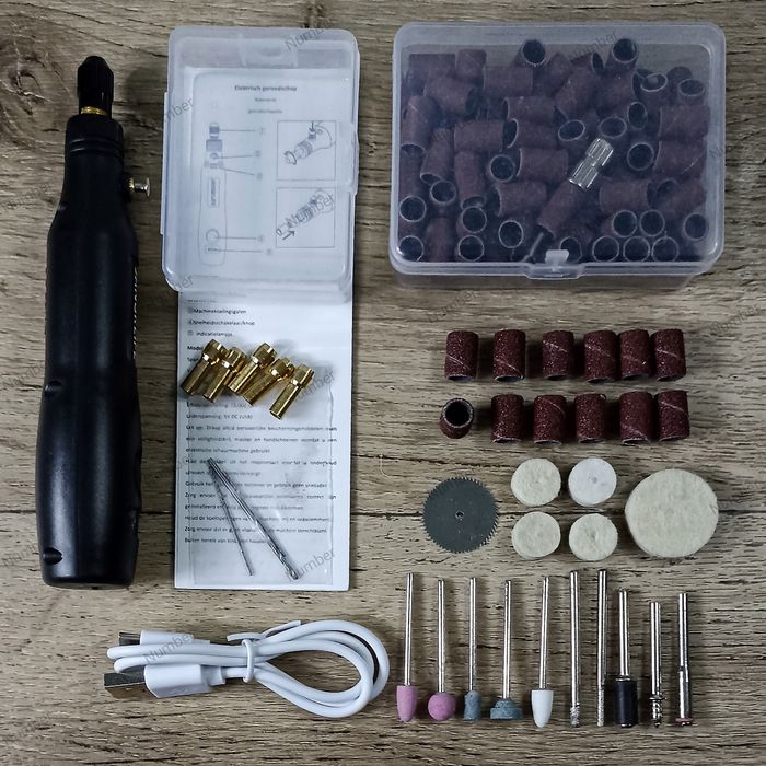 Міні гравер Jangklife 136 насадок + Кейс  3-швидкості  Акумулятор