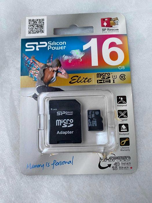 Карта памяти  MicroSD 16gb