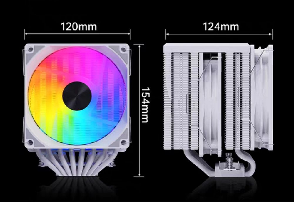 Кулер процесора 8 трубок