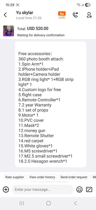 Fotobudka 360 zestaw. Nowy.