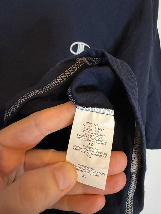 Koszulka Champion granatowa z logiem XL