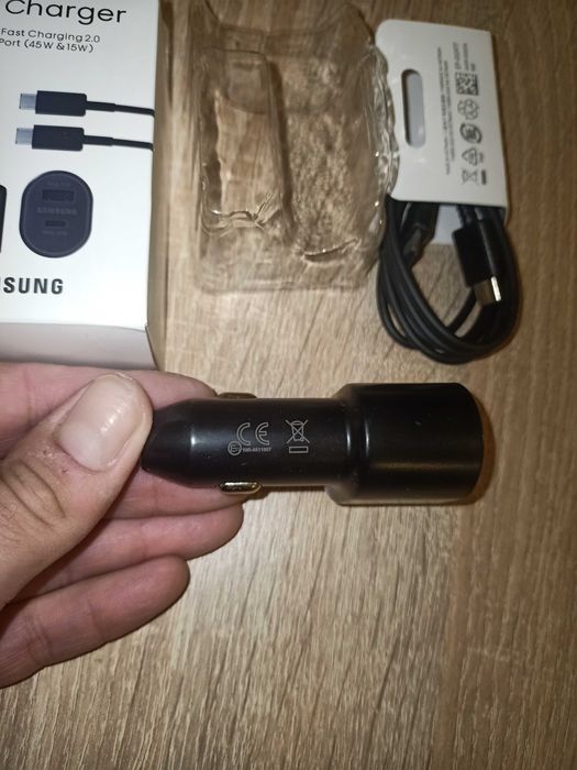Super Szybka Ładowarka Samochodowa Samsung 45W