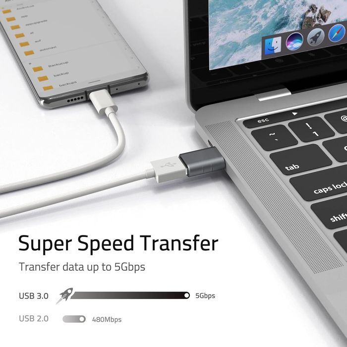 Adaptador USB para USB-C
