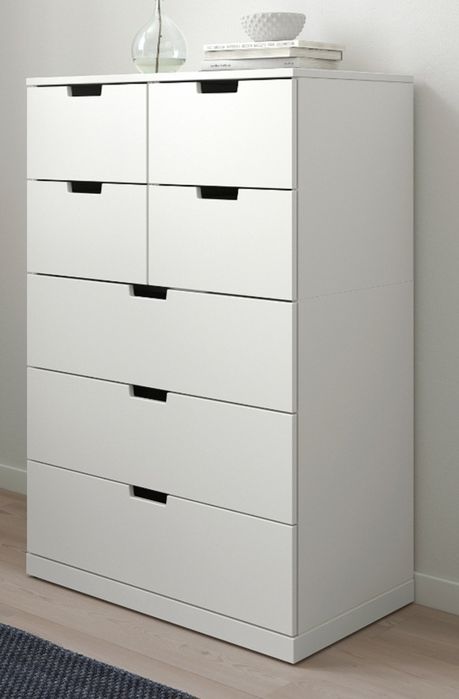 Biała komoda Nordli Ikea