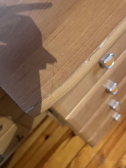 Biurko Black Red White