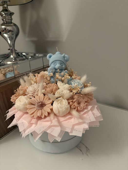 Flower box świece sojowe